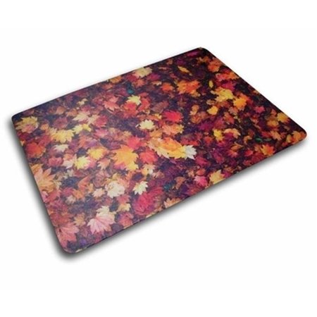 BACK2BASICS Colortex  UltiMat Polycarbonate Chair Mat for Low Pile Carpets and Hard Floors; Autumn Leaves Design 36 X 48 In. BA744700